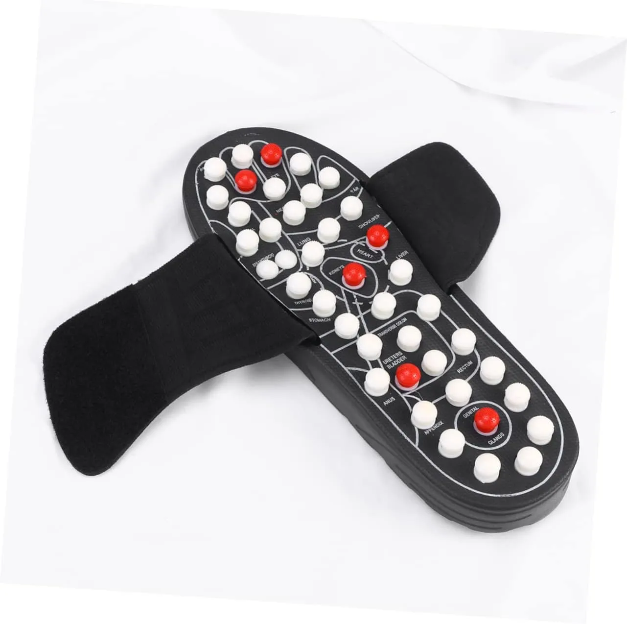 1pair Rotating Tai Chi Gossip Foot Health Massage Shoes for Men and Women Magnetic Slippers for Plantar Relief and Foot Relaxation