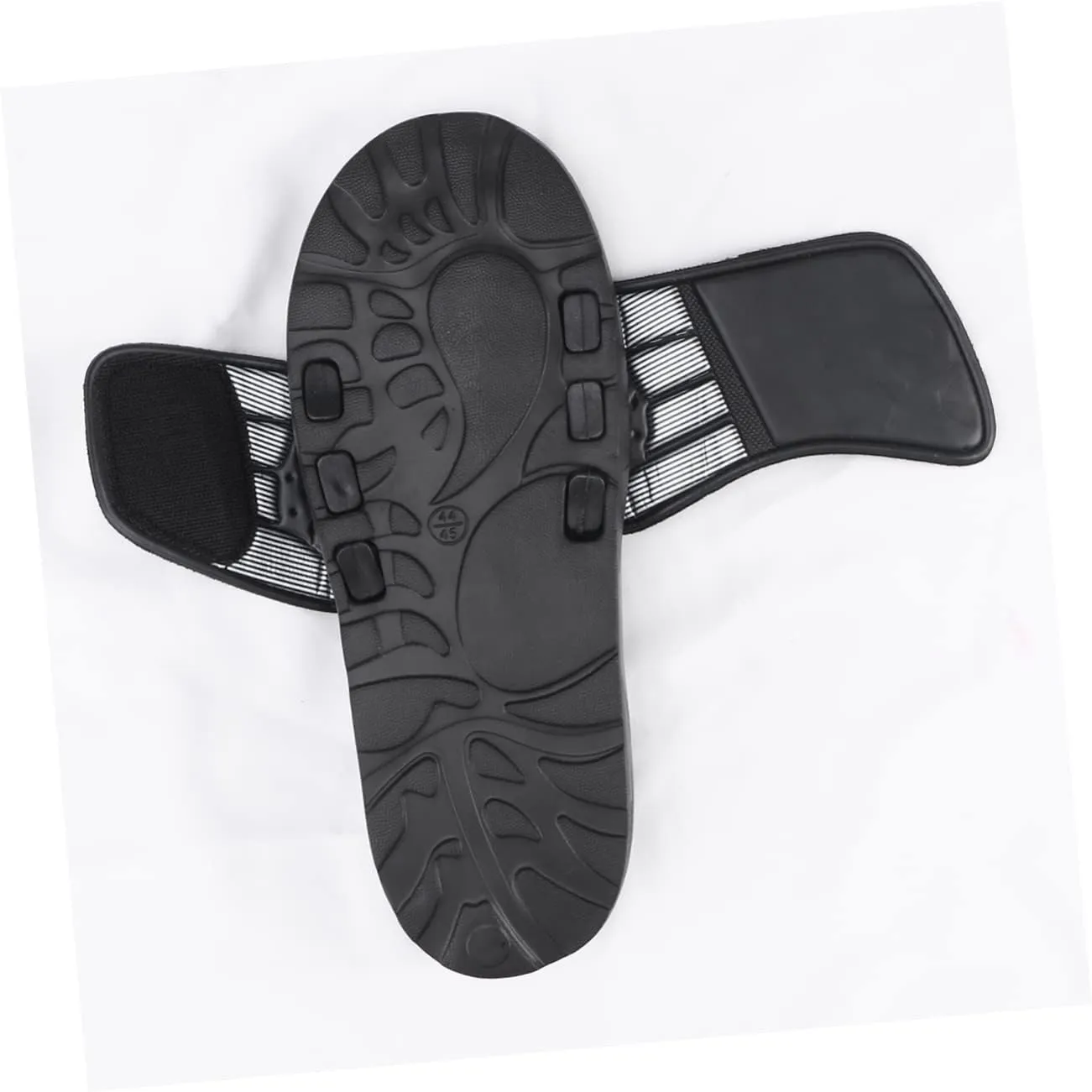 1pair Rotating Tai Chi Gossip Foot Health Massage Shoes for Men and Women Magnetic Slippers for Plantar Relief and Foot Relaxation