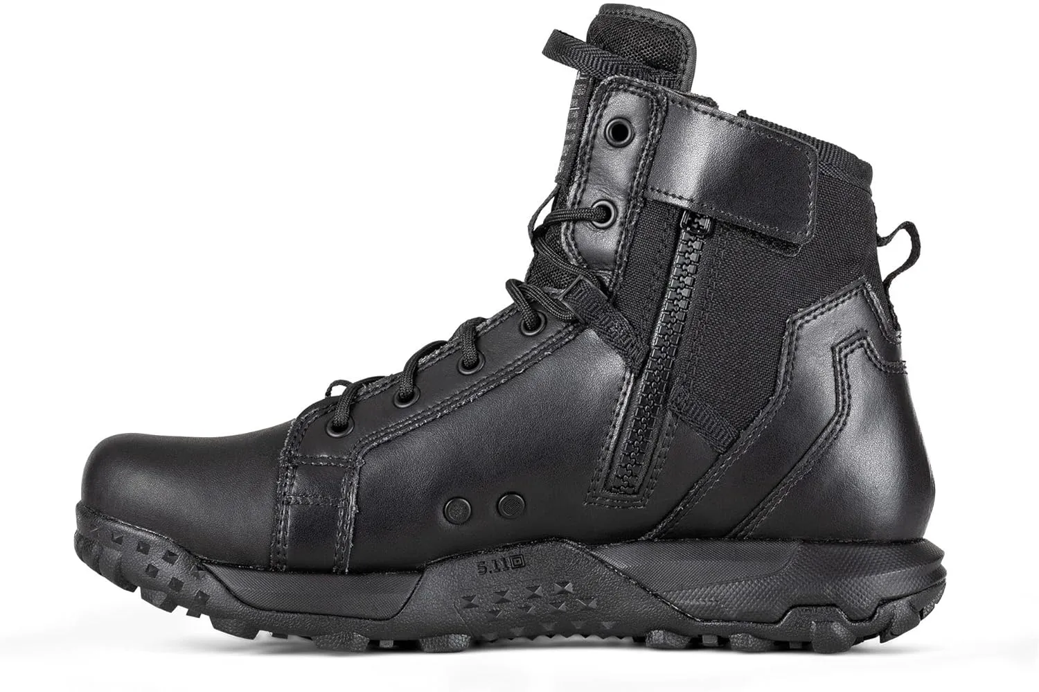 5.11 Tactical Men’s A/T All-Terrain 6-Inch Side Zip Boots, Full-Length Side Zipper, Water Resistant Upper, Style 12439