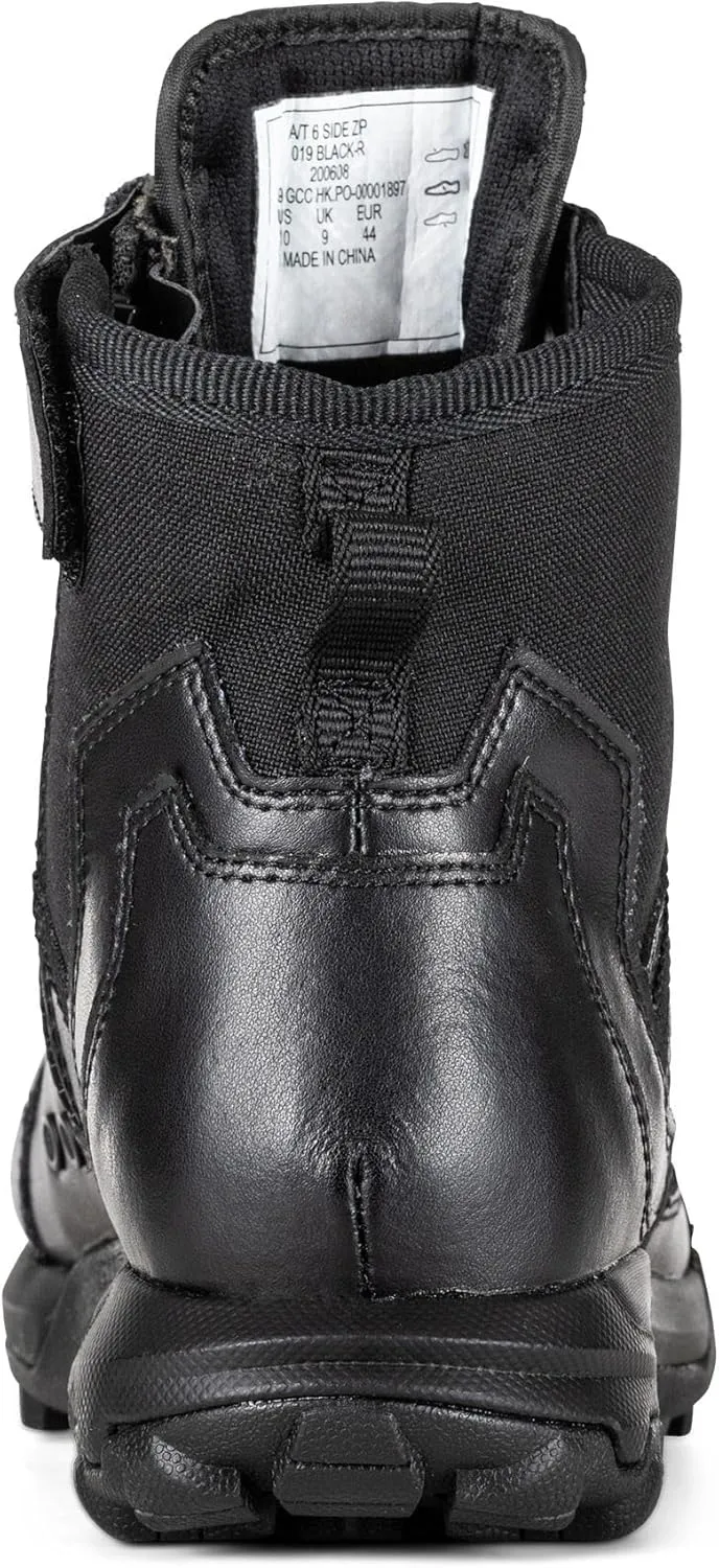 5.11 Tactical Men’s A/T All-Terrain 6-Inch Side Zip Boots, Full-Length Side Zipper, Water Resistant Upper, Style 12439