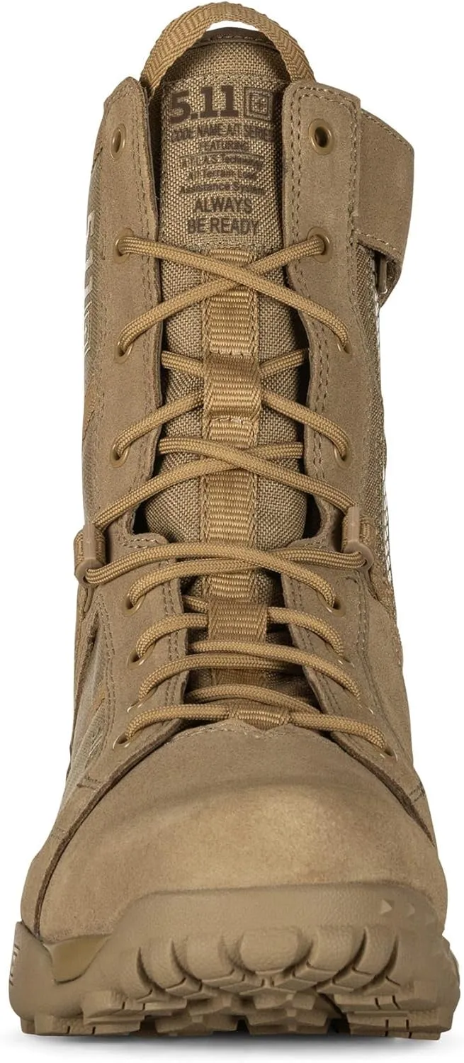 5.11 Tactical Men’s A/T All-Terrain 8-inch Military Style Boots for Snow, Hiking, Work – Non-Zip, Water-Resistant, Style 12422