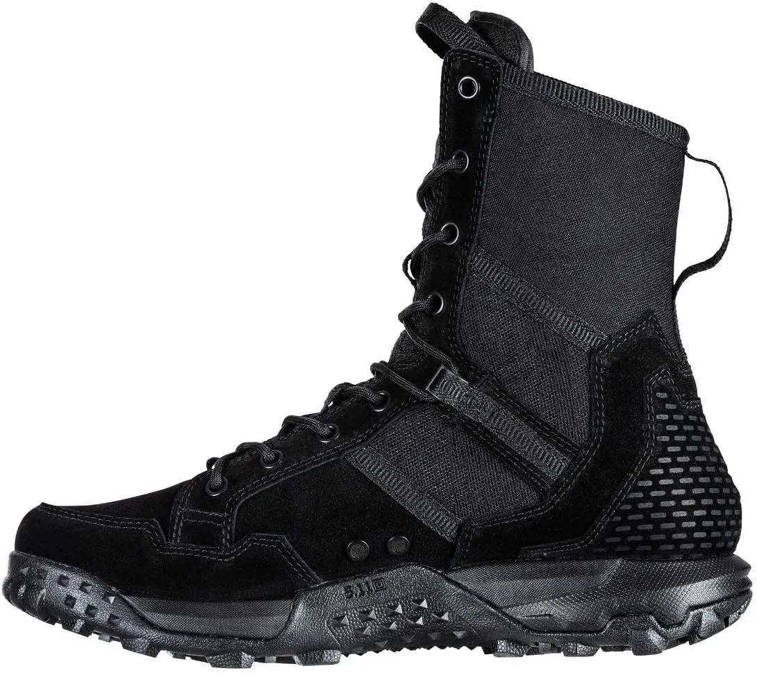 5.11 Tactical Men’s A/T All-Terrain 8-inch Military Style Boots for Snow, Hiking, Work – Non-Zip, Water-Resistant, Style 12422
