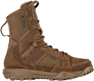 5.11 Tactical Men’s A/T All-Terrain 8-inch Military Style Boots for Snow, Hiking, Work – Non-Zip, Water-Resistant, Style 12422