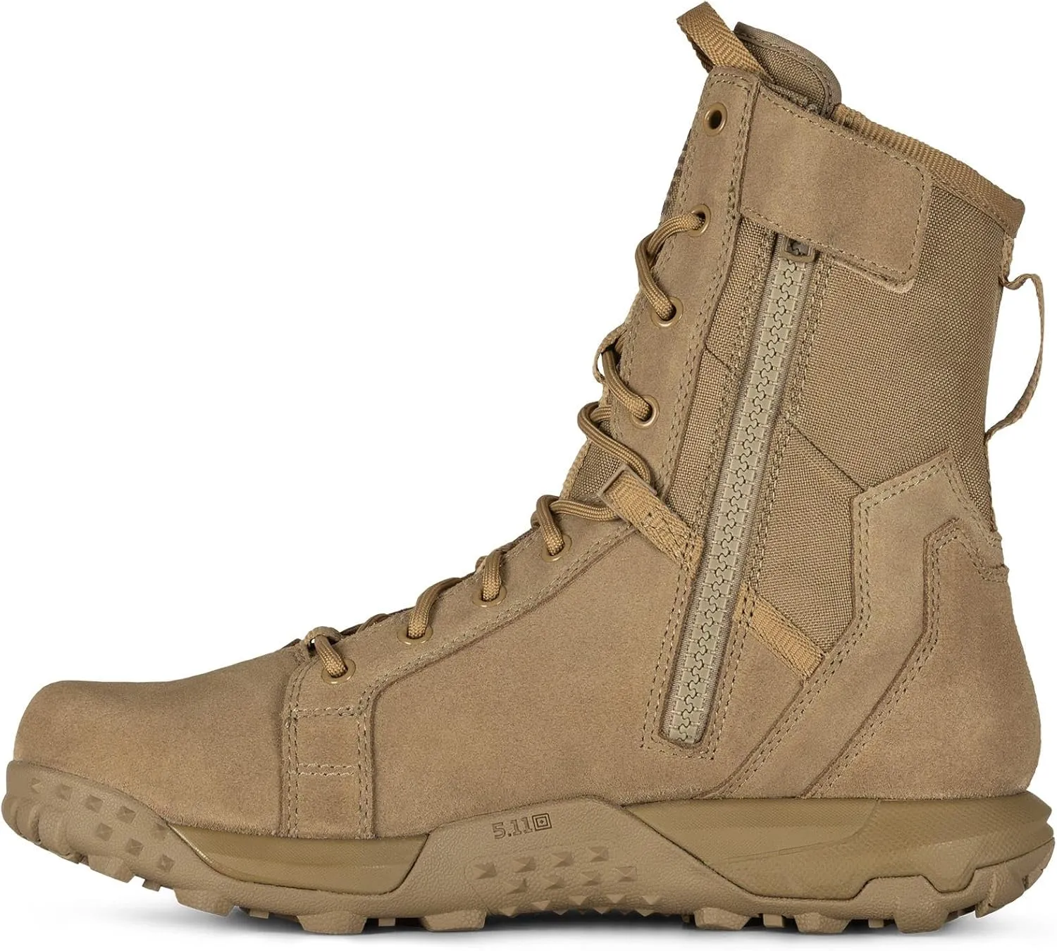 5.11 Tactical Men’s A/T All-Terrain 8-inch Military Style Boots for Snow, Hiking, Work – Non-Zip, Water-Resistant, Style 12422