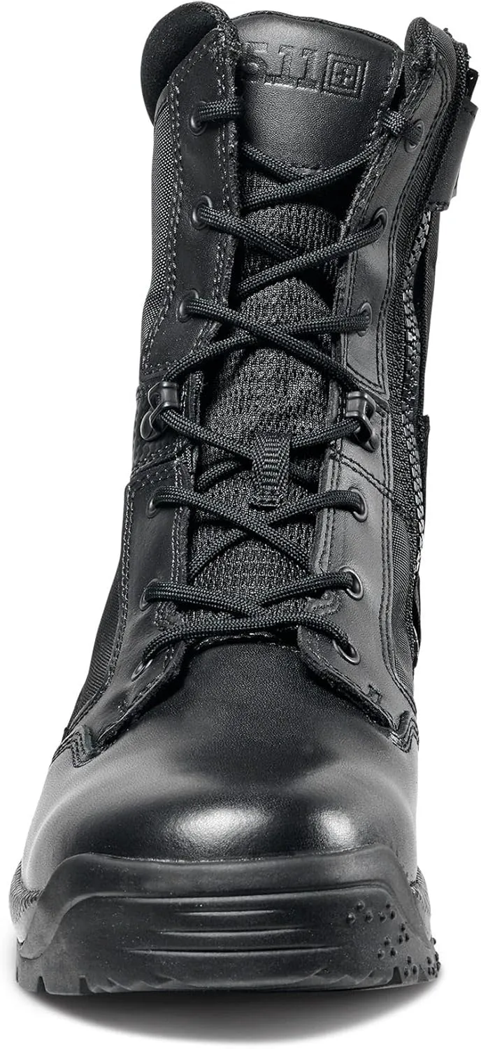 5.11 Tactical Men's Boots, ATAC 2.0 Side-Zip, 8-Inch, Black, Style 12391ABR