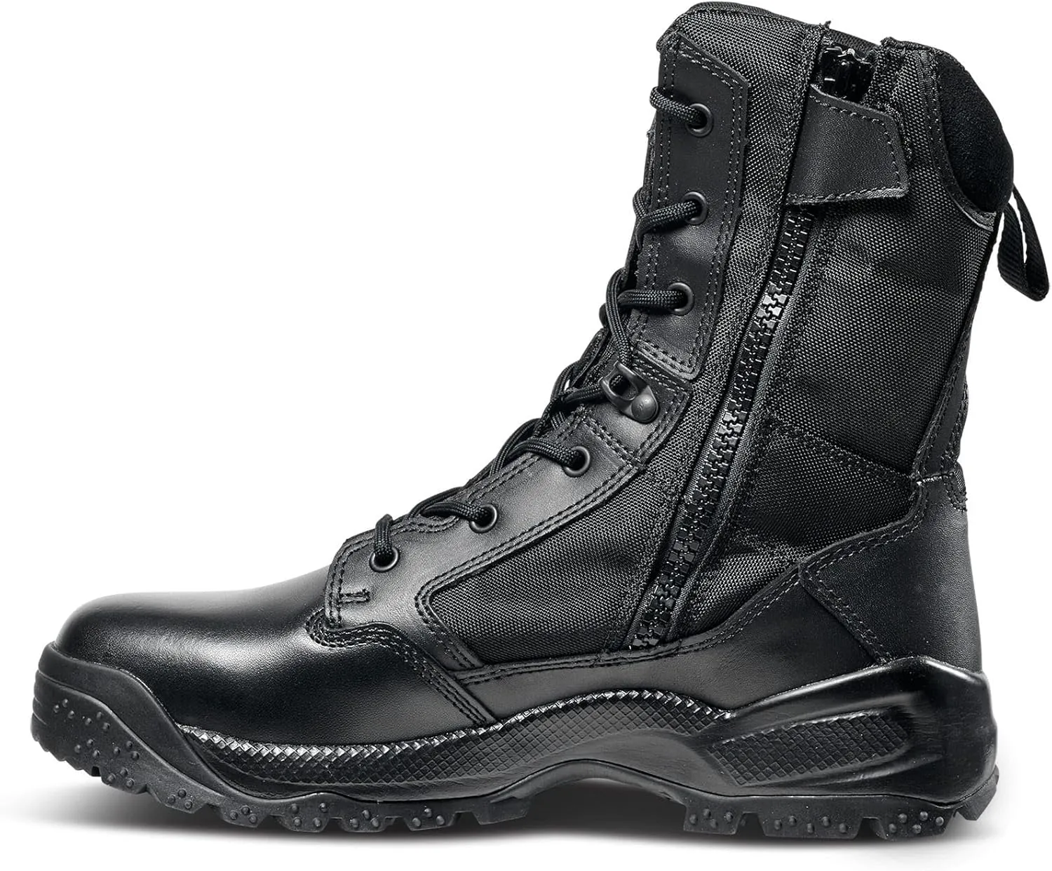 5.11 Tactical Men's Boots, ATAC 2.0 Side-Zip, 8-Inch, Black, Style 12391ABR
