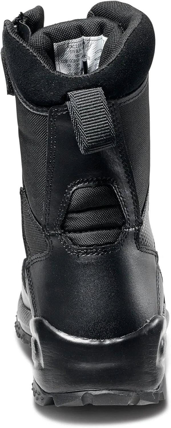 5.11 Tactical Men's Boots, ATAC 2.0 Side-Zip, 8-Inch, Black, Style 12391ABR