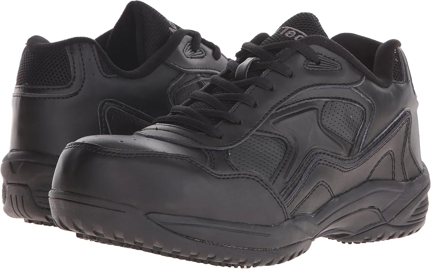 Ad Tec Mens Certified Workshift Work Shoes Memory Foam Non Metallic Adjustable