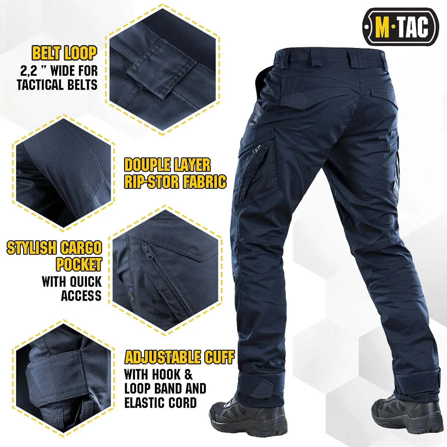 Aggressor Flex - Tactical Pants - Men Cotton with Cargo Pockets