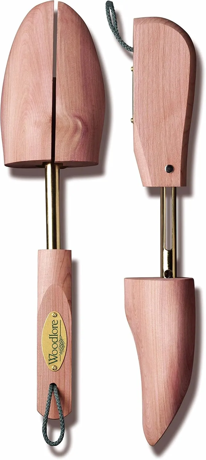 Allen Edmonds Woodlore Shoe Trees for Men 2-Pack Of Men's Adjustable Aromatic Red Cedar Shoe Trees MADE IN USA