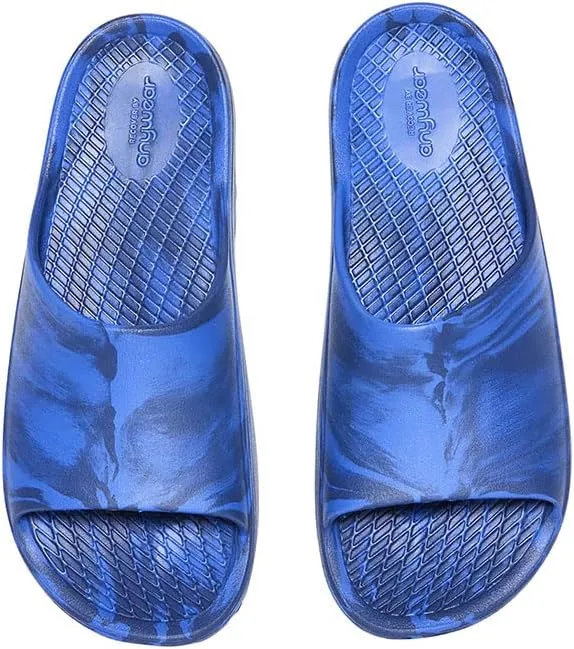 Anywear Vibe Slides, Slip-Resistant Recovery Mens & Womens Slide Sandals