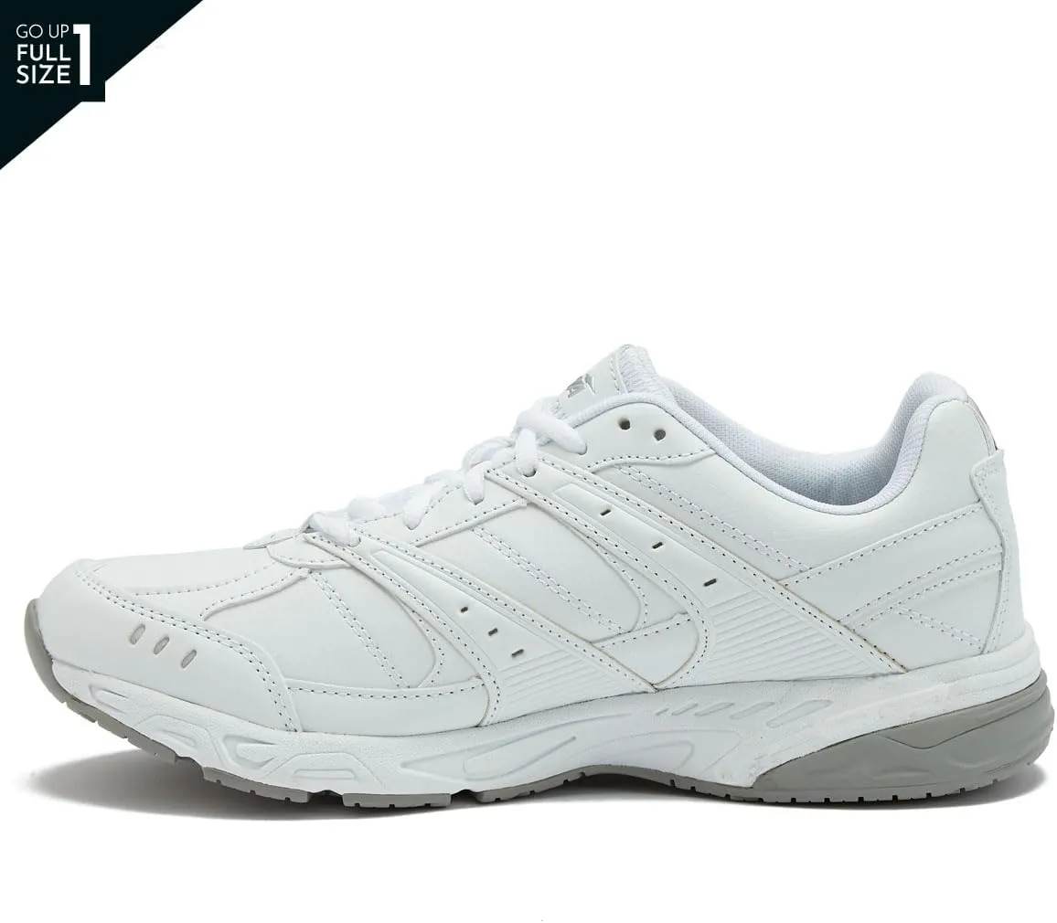 Avia Avi-Union II Non Slip Shoes for Women - Lace Up Comfort Women's Work or Walking Sneakers, Medium or Wide, Black or White