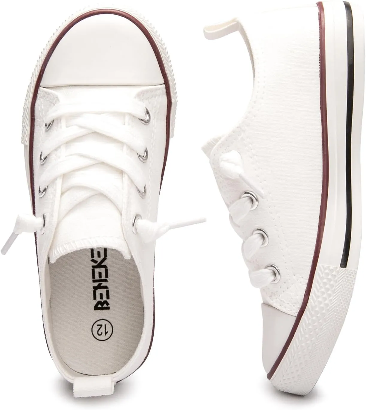 Boy Girls Canvas Shoes Slip on Sneakers Comfort Casual Walking Shoes for Little Kid Big Kid