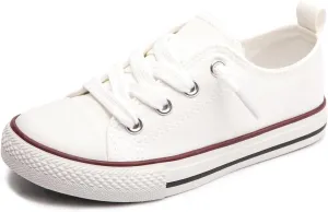 Boy Girls Canvas Shoes Slip on Sneakers Comfort Casual Walking Shoes for Little Kid Big Kid