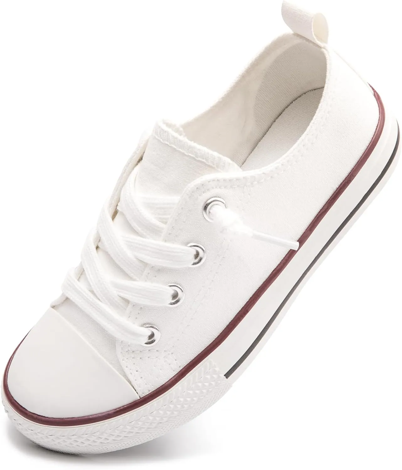 Boy Girls Canvas Shoes Slip on Sneakers Comfort Casual Walking Shoes for Little Kid Big Kid