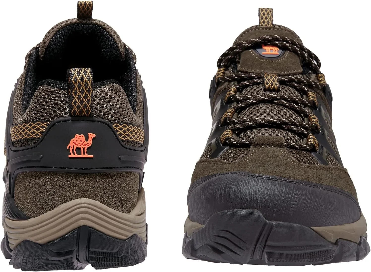 CAMEL CROWN Hiking Shoes Men Breathable Non-Slip Sneakers Lightweight Low Top for Outdoor Trailing Trekking Walking