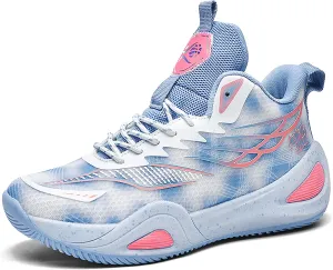 CJSPORX Women Men Basketball Shoes Breathable Men Non Slip Outdoor Fashion Unisex Sneakers