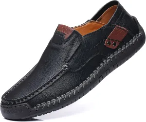 Coramtty Mens Loafers Casual Slip on Shoes Business Moccasins Lightweight Refreshing Classic Slippers Walking Driving Travelling Outdoor