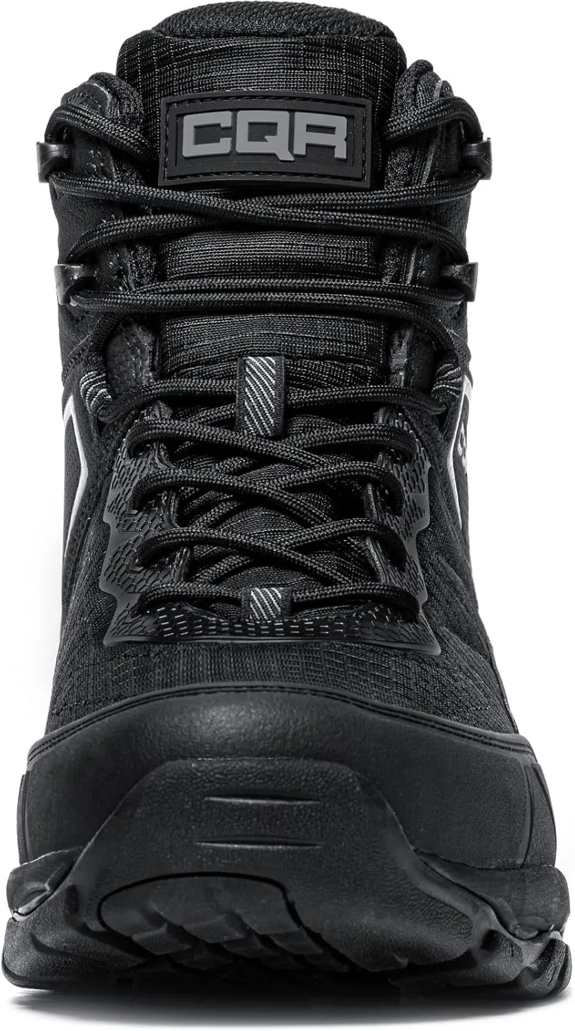 CQR Men's Military Tactical Boots, Lightweight 6 Inches Combat Boots, Durable EDC Outdoor Work Boots