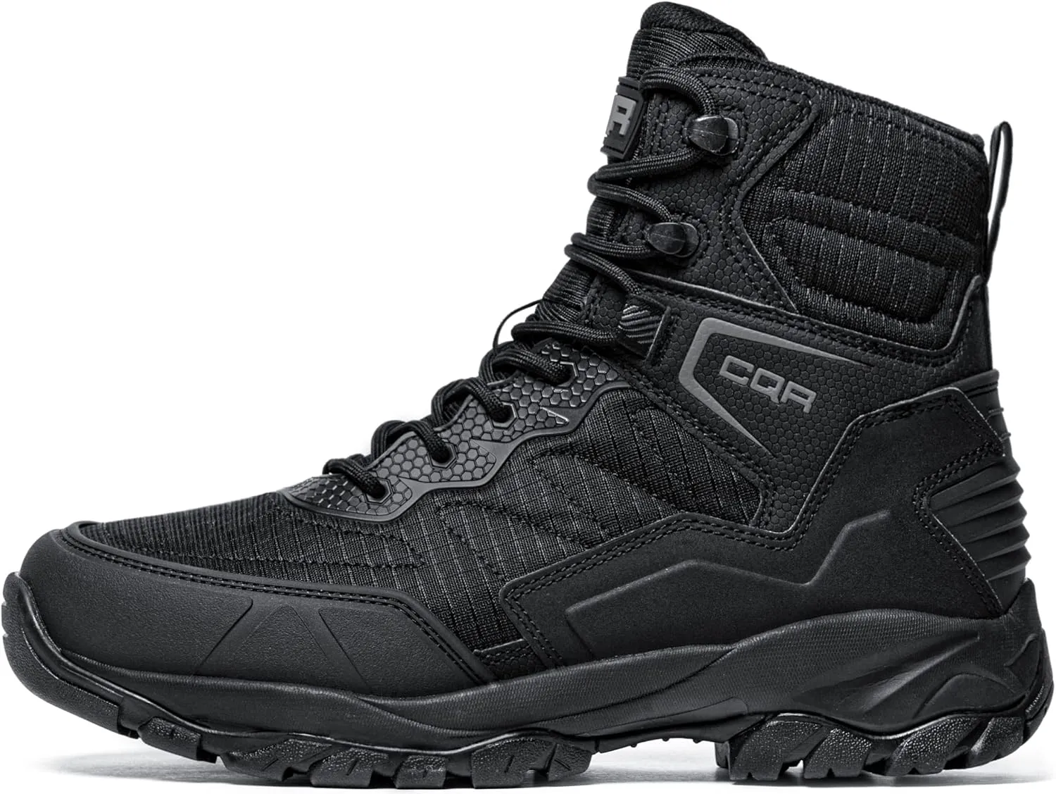 CQR Men's Military Tactical Boots, Lightweight 6 Inches Combat Boots, Durable EDC Outdoor Work Boots