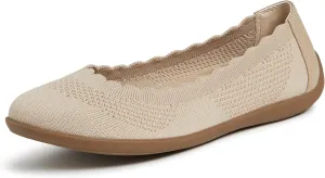 Dearfoams Women's Lightweight Washable Comfort Misty Ballet Flats