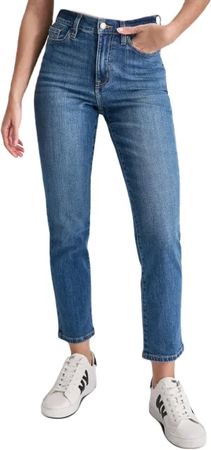 DKNY Women's Slim Straight Crop Jeans