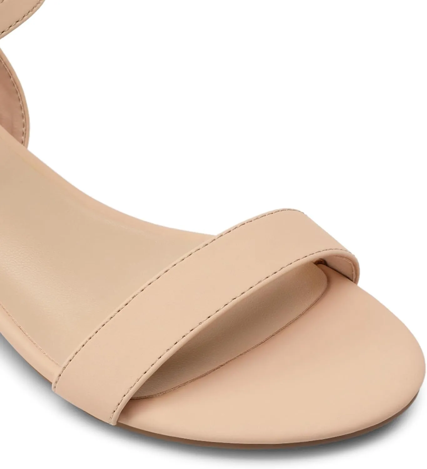 DREAM PAIRS Women Black White Nude Clear Sandals Low Heel Dressy Sandals Ankle Strap Open Toe Chunky Block Heeled Summer Classic Comfortable Flat Shoes