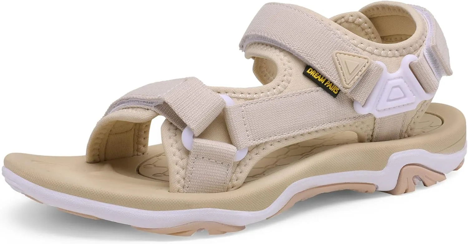 DREAM PAIRS Women’s Arch Support Hiking Sandals Sport Outdoor Athletic Comfortable Summer Beach Water Sandals
