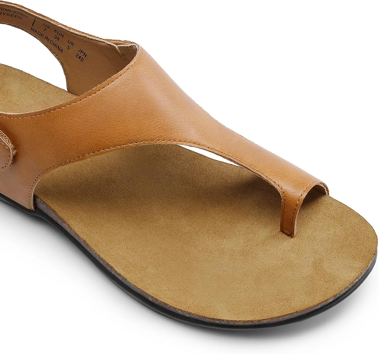 DREAM PAIRS Women's Comfortable Cork Footbed Arch Support Sandals Casual to Dressy Thong Walking Flat Sandals for Summer