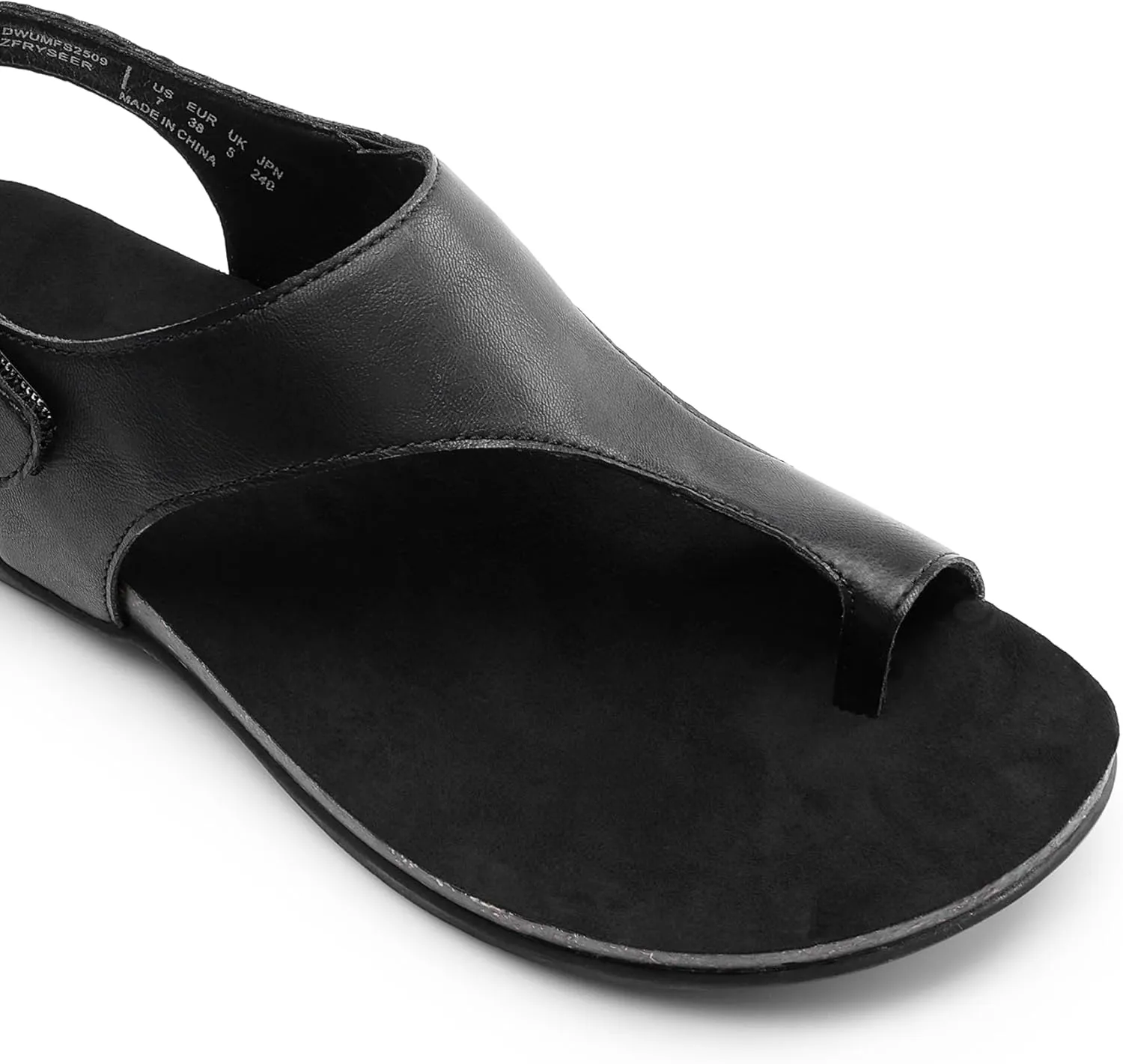 DREAM PAIRS Women's Comfortable Cork Footbed Arch Support Sandals Casual to Dressy Thong Walking Flat Sandals for Summer
