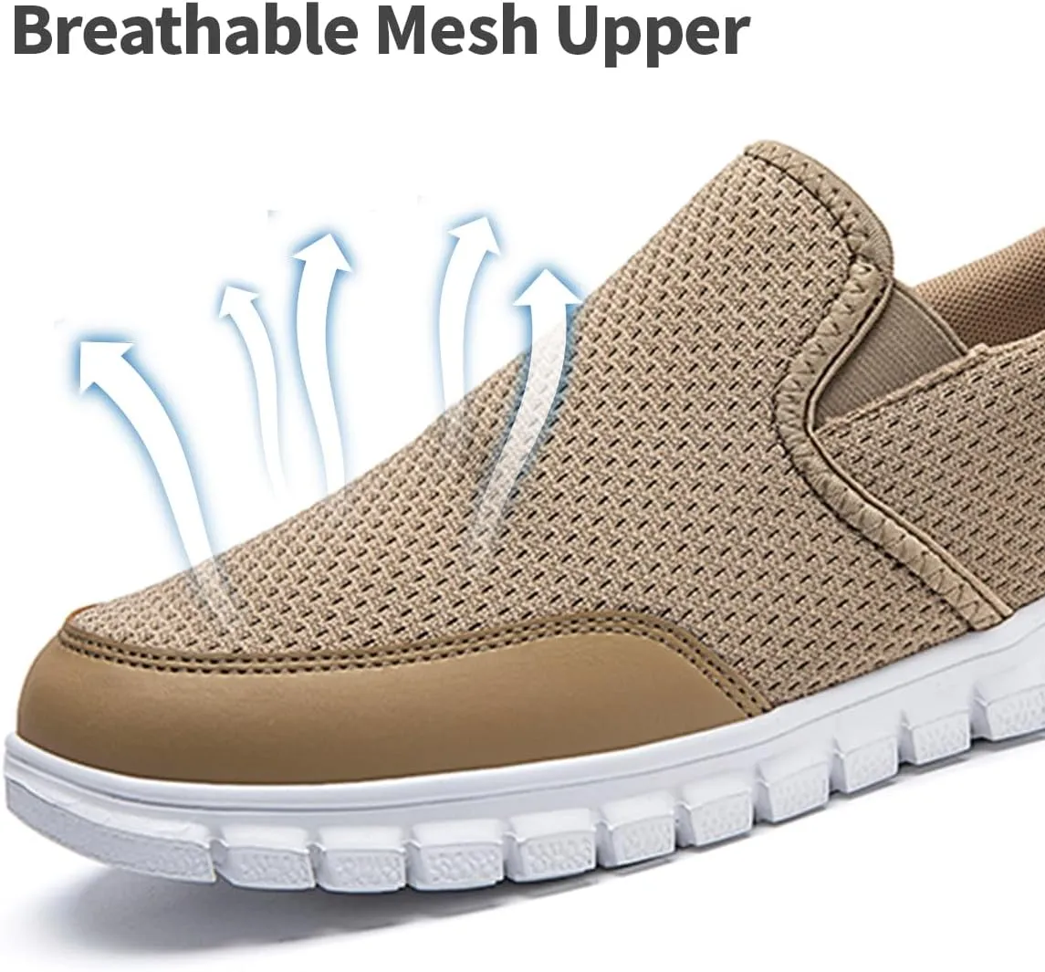 EGMPDA Mens Slip on Loafers Boat Shoes Non Slip Walking Sports Shoes Driving Shoes Casual Office Shoes Gym Lightweight Comfortable Shoes