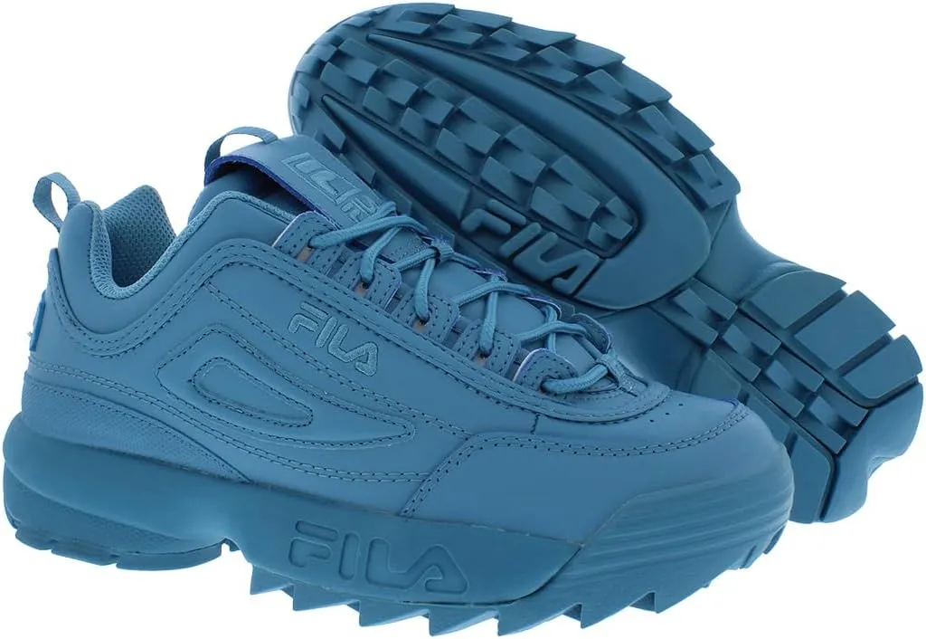 Fila Women's Disruptor II Premium Comfortable Sneakers, Pglo, 8