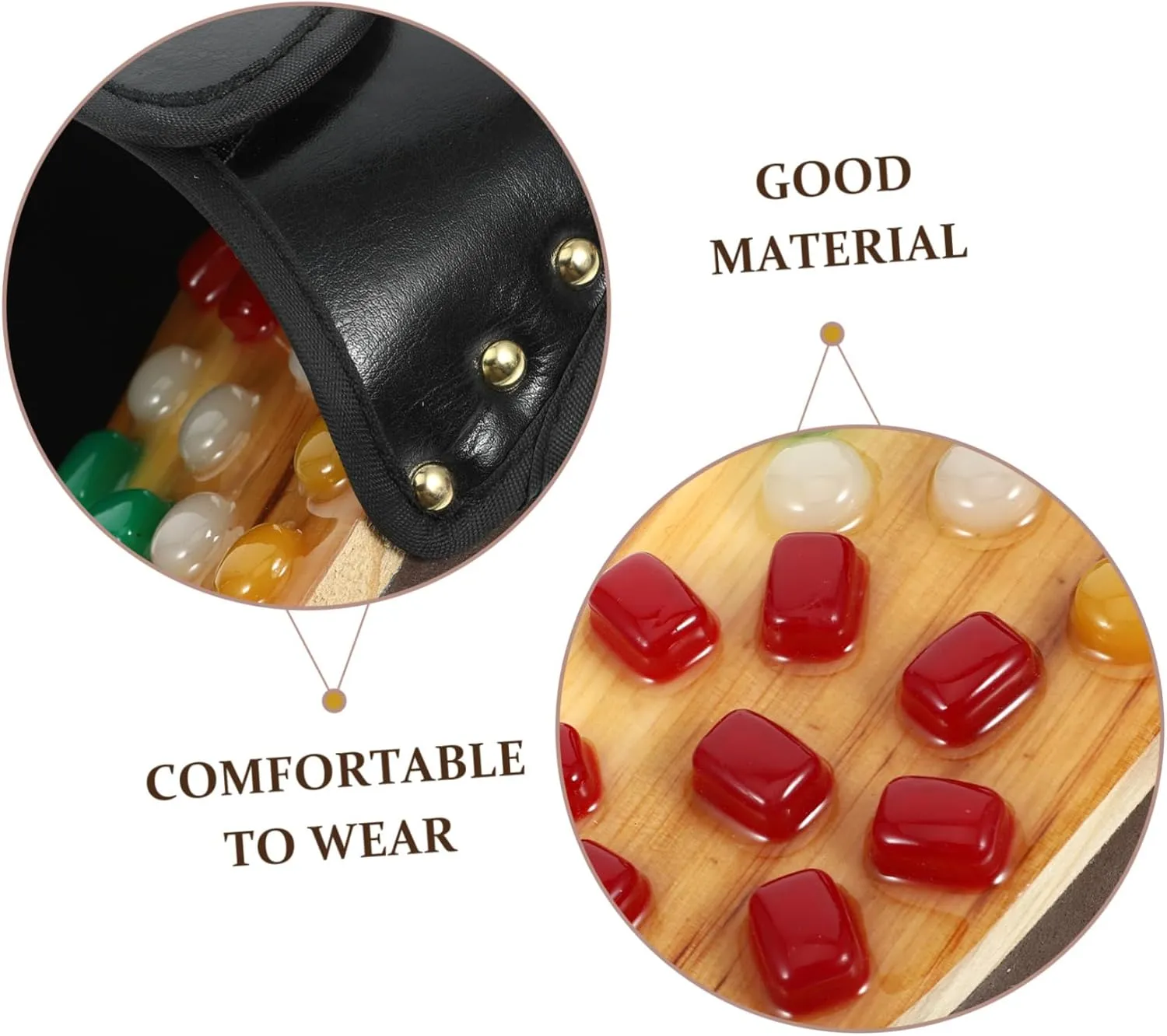 Foot Relaxing Slippers Massage Shoes Natural Jade Cobblestone Sandals Foot Health Care Size 43-44