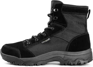 FREE SOLDIER Men's Tactical Hiking Boots 6 Inches Lightweight Breathable Work Boots Military Desert Boots(Black 11)