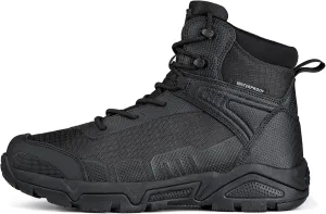 FREE SOLDIER Men's Waterproof Hiking Boots Mens Lightweight Outdoor Mid Trekking Climbing Boots for Men