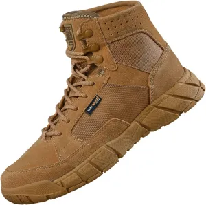 FREE SOLDIER Waterproof Hiking Boots Men's Tactical Work Boots Breathable Desert Boots 6 Inches Lightweight Military Boots
