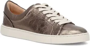 Frye Ivy Low Lace Sneakers for Women Crafted from Soft, Vintage Italian Leather with Removable Molded Footbed, Leather Lining, and Contrast White Rubber Outsoles