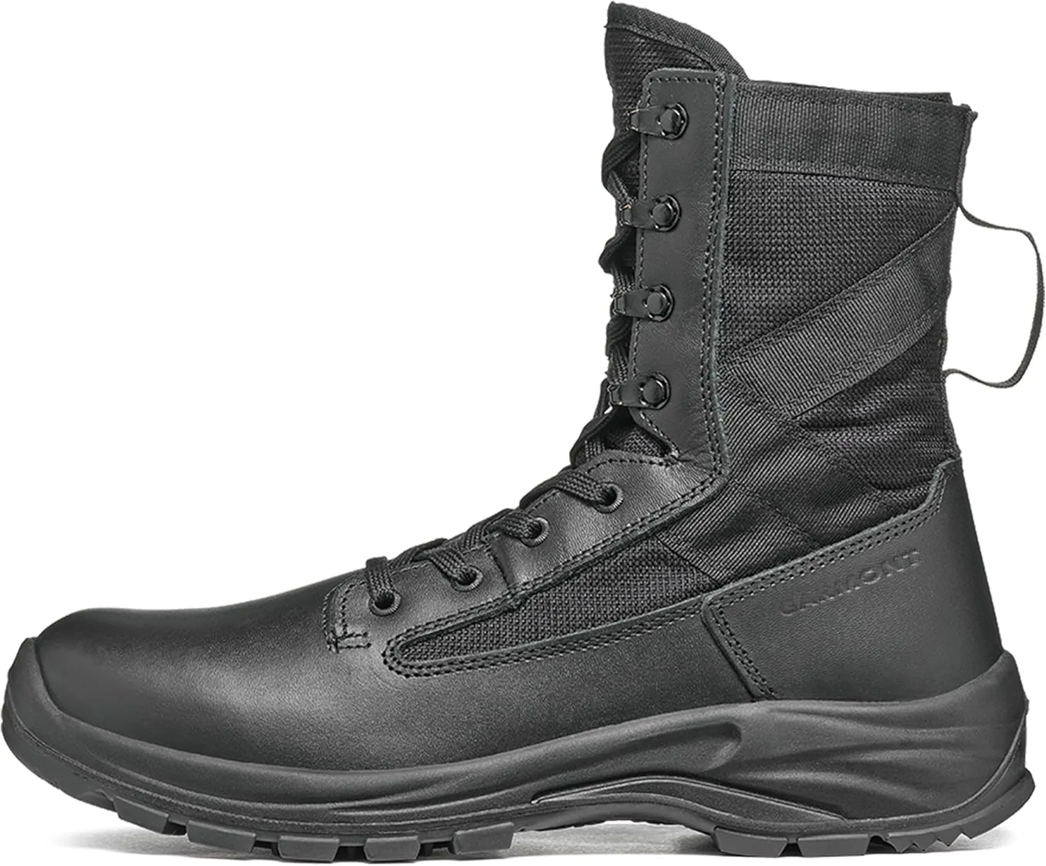 GARMONT TACTICAL T8 LE 2.0 Law Enforcement EMS Boots for Men and Women, Polishable Full Grain Leather, Lightweight and Breathable, Side Zipper, Uniform Compliant, 8" High, Black