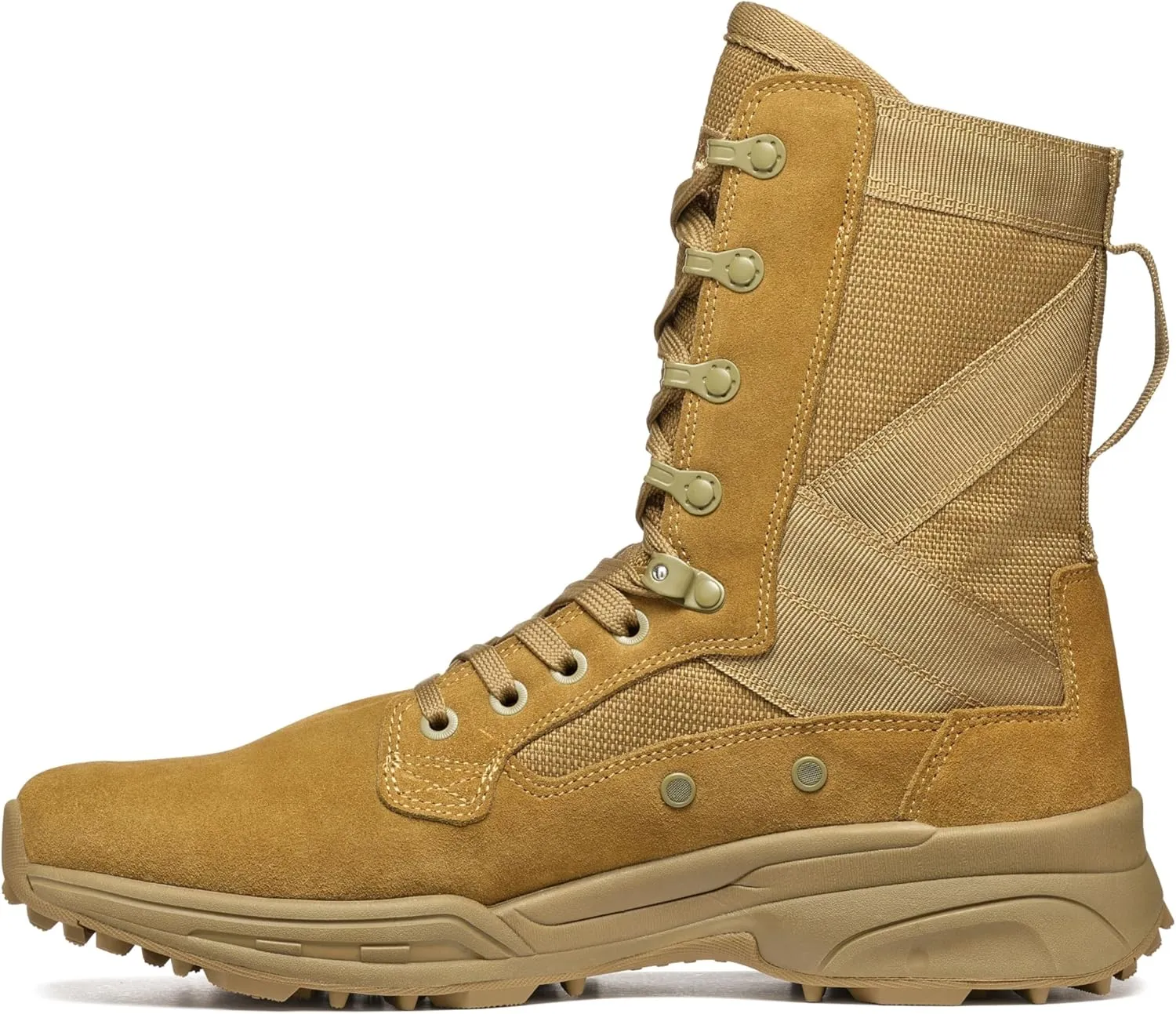 GARMONT TACTICAL T8 NFS 670 T.A.A. Military Combat Boots for Men and Women, Army, Air Force, T.A.A., AR670-1 and GSA Compliant Footwear, Lightweight, Suede Leather