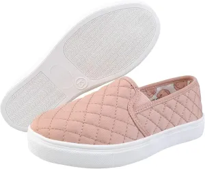 Girls Sneakers Slip On Casual Sneakers for Girls Nonslip Comfort Lightweight Flats Shoes for Big Girls Little Girls