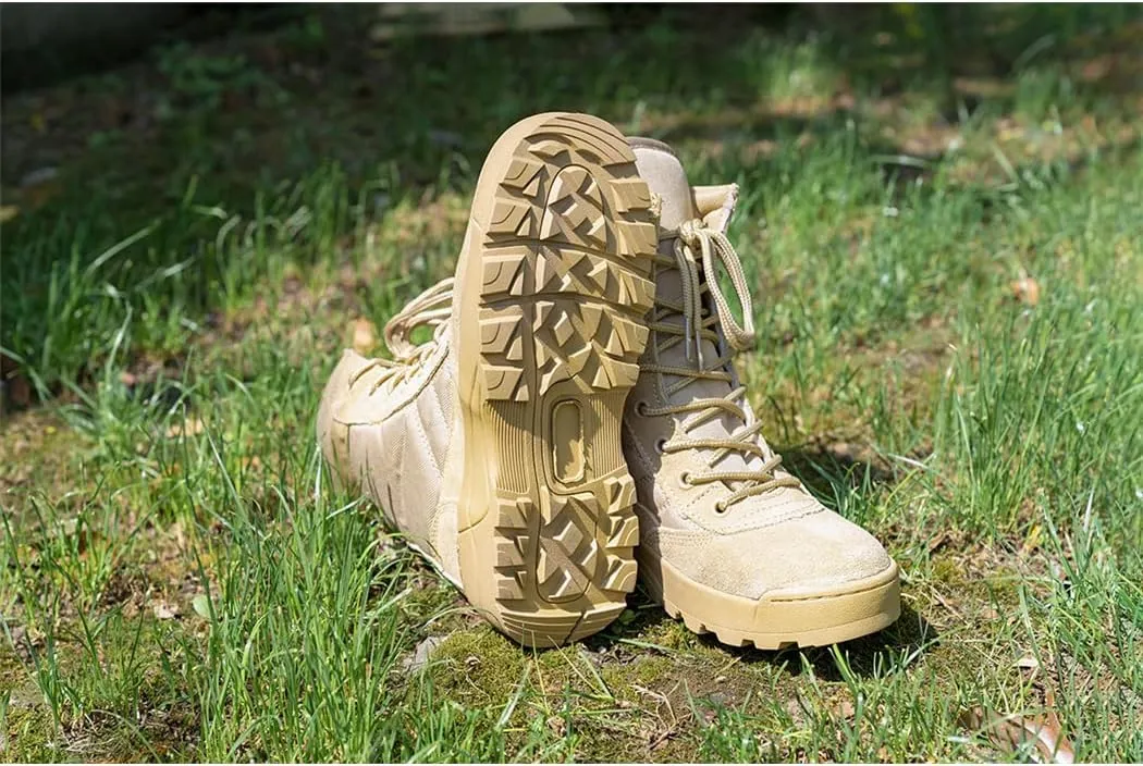 Haitpant Children Outdoor Tactical Boots, Kids Summer Camp Training Military Boots, Ultra Light Breathable Hiking Shoes for Boy