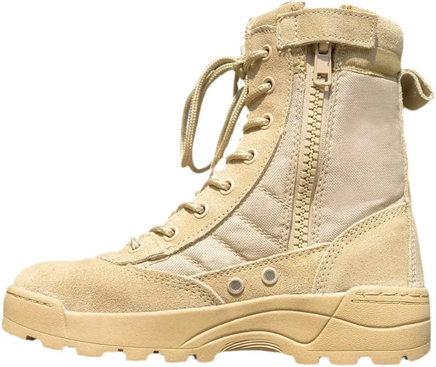 Haitpant Children Outdoor Tactical Boots, Kids Summer Camp Training Military Boots, Ultra Light Breathable Hiking Shoes for Boy
