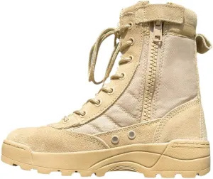 Haitpant Children Outdoor Tactical Boots, Kids Summer Camp Training Military Boots, Ultra Light Breathable Hiking Shoes for Boy