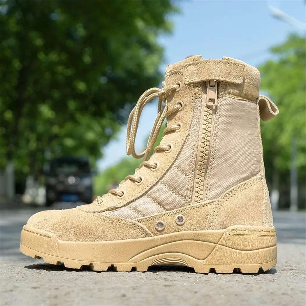 Haitpant Children Outdoor Tactical Boots, Kids Summer Camp Training Military Boots, Ultra Light Breathable Hiking Shoes for Boy