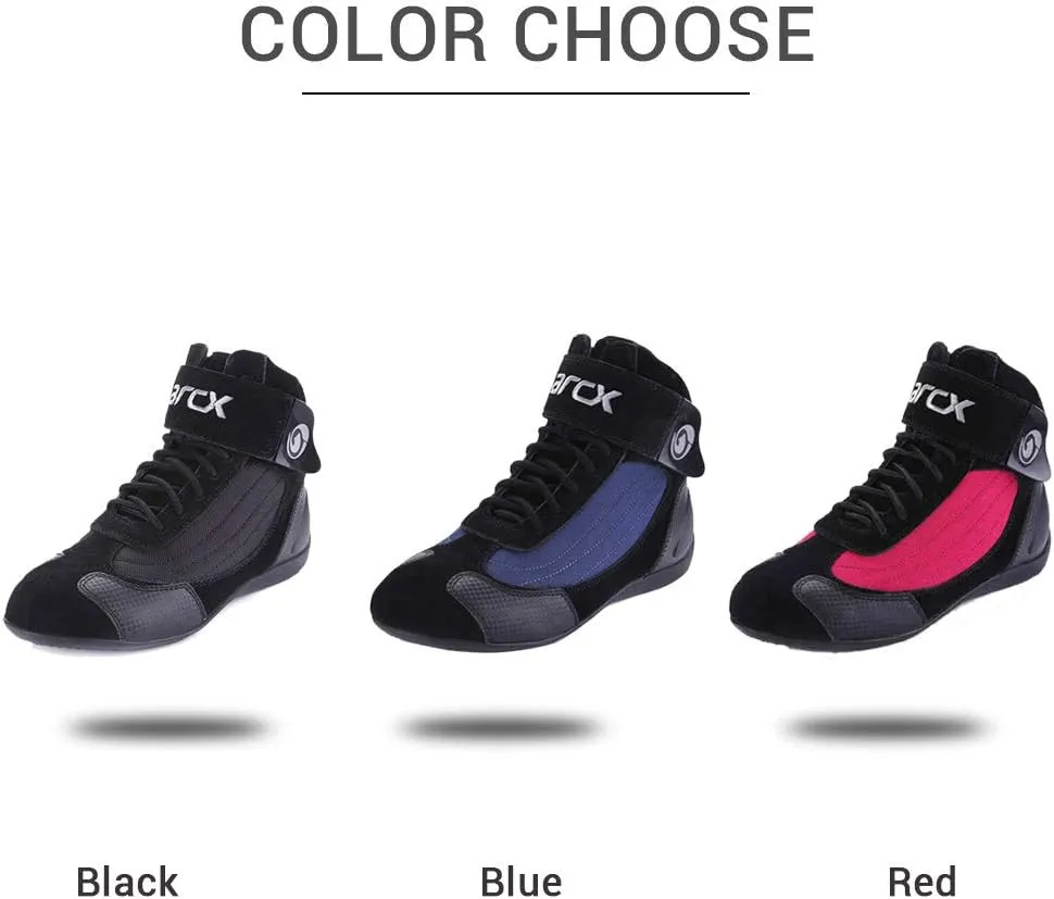 HEROBIKER Motorcycle Combat Boots Racing Hiking Outdoor Work Mid Ankle Shoes for Men