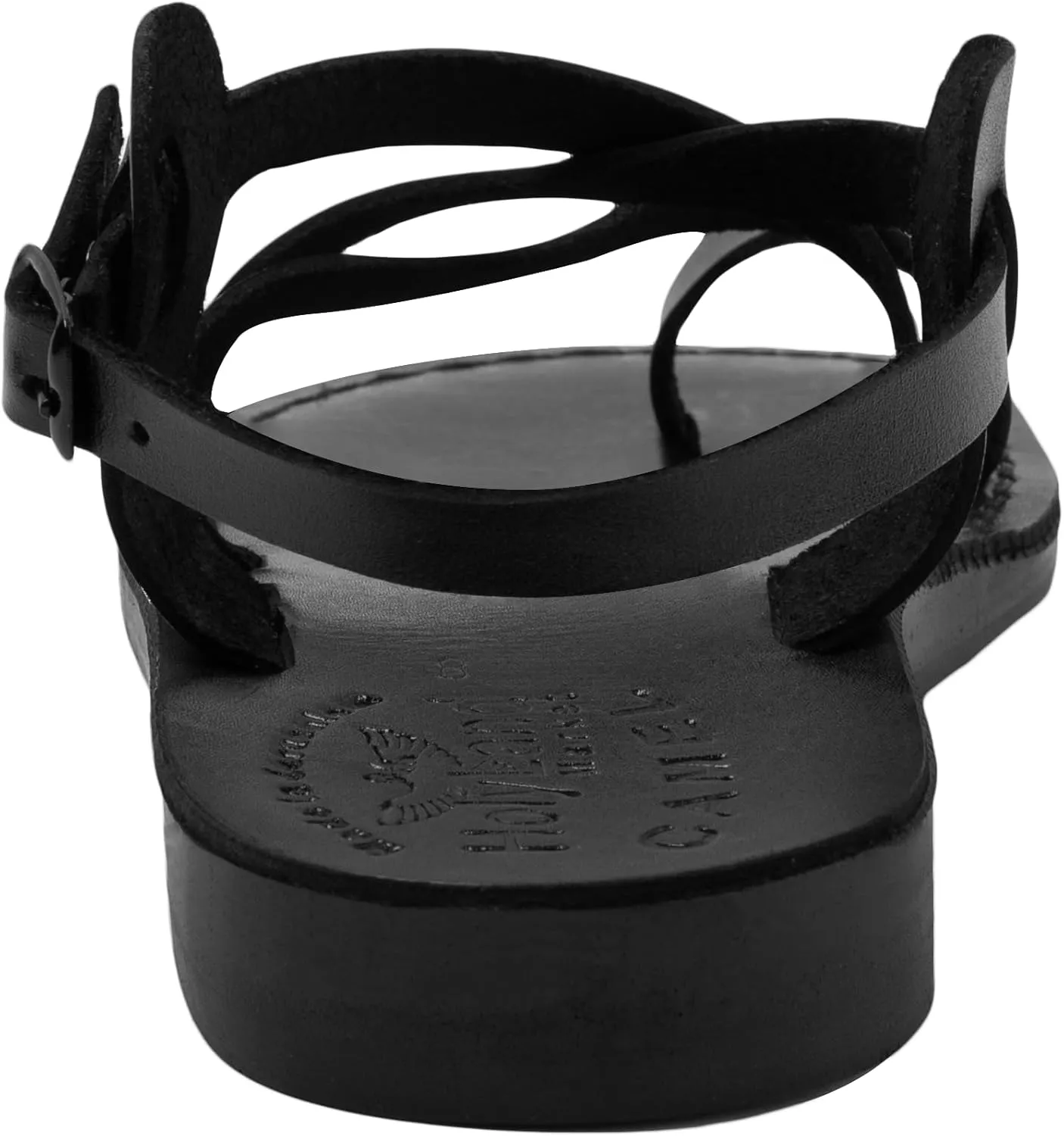 Holy Land Market Men/Women Biblical Jesus Leather Sandals/Slides From Jerusalem (Jesus - Style I)