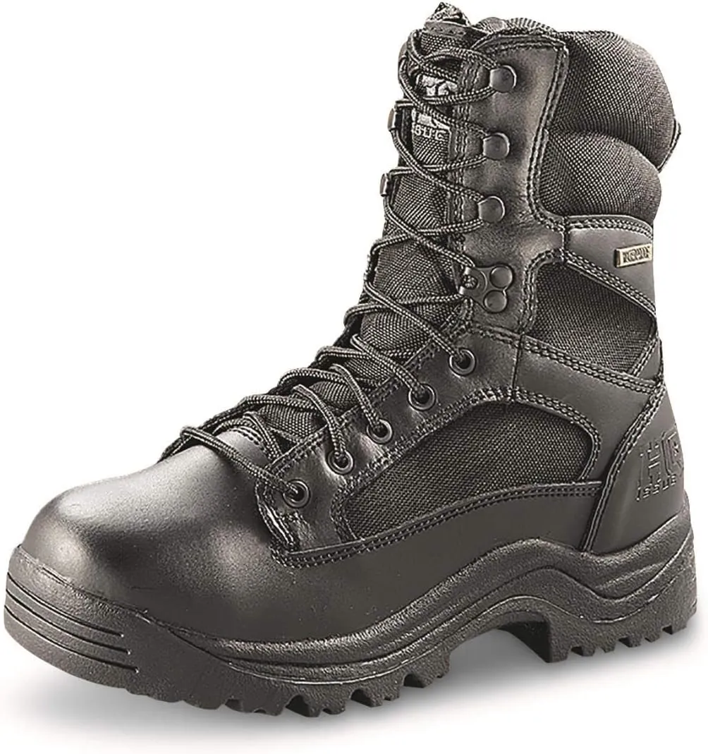 HQ ISSUE Men's Waterproof Classic 8" Side Zip Desert Tactical Boots