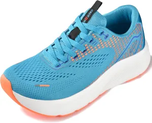 JACKSHIBO Wide Toe Box Shoes for Men Arch Support Shoes Wide Width Sneakers for Running Walking Athletic Tennis Orthopedic Plantar Fasciitis Workout Flux Footwear with Thick Cushioned Zero Drop Sole