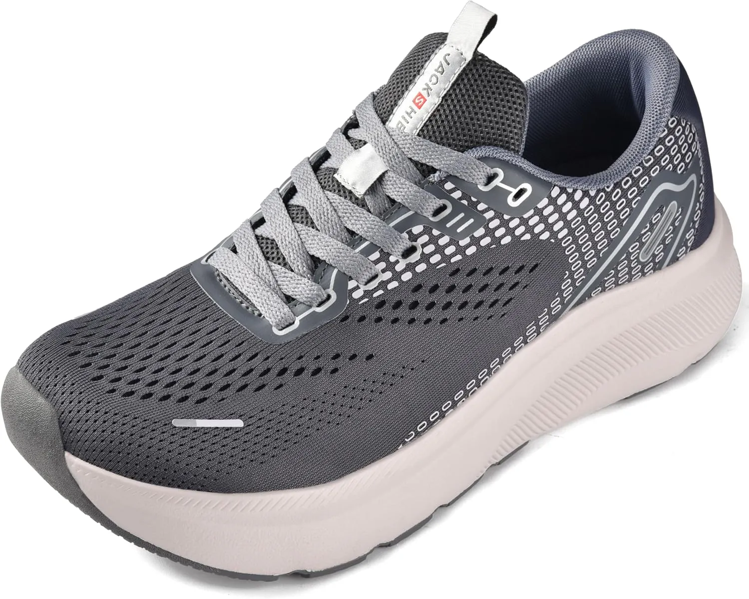 JACKSHIBO Wide Toe Box Shoes Women Arch Support Wide Sneakers for Running Walking Athletic Tennis Orthopedic Plantar Fasciitis Workout Flux Footwear with Thick Cushion Zero Drop Sole Width Shoes