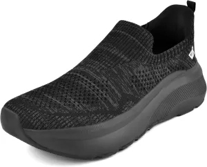 JACKSHIBO Women's Wide Toe Box Road Running Shoes Slip in Hands Free Arch Support Tennis Shoes Orthopedic Cushion Walking Sneakers with Metatarsal Pad